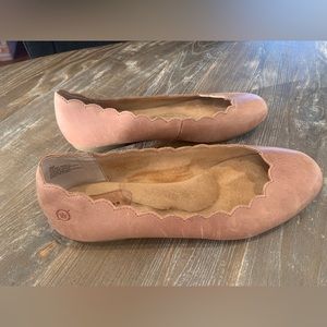 Born women's ballet flat shoes Lily Beige size 8